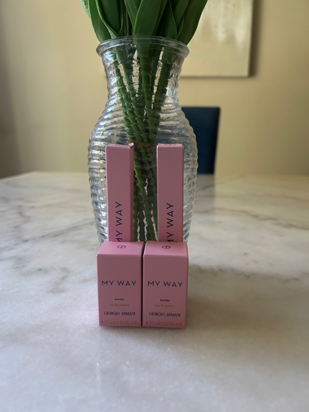 Giorgio Armani My Way,Nectar, & Ylang 4 PC Travel Set New🌸